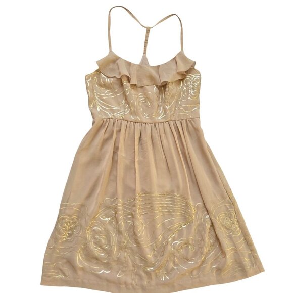 Johnny Martin Women's Empire Waist Mini Dress Size 3 Homecoming Dress Party - Picture 2 of 9